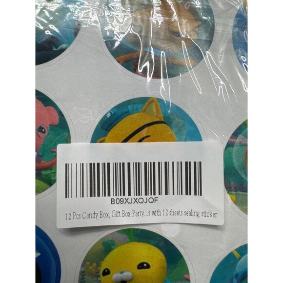2 Sets of 12 Octonauts Party Favor Candy Gift Bags With Stickers - Picture 4 of 4